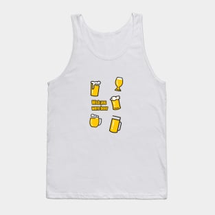 wish you were beer | design for beer day Tank Top